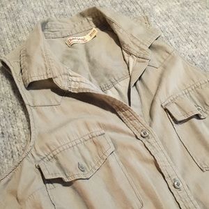 Faded Glory Button Down Tank